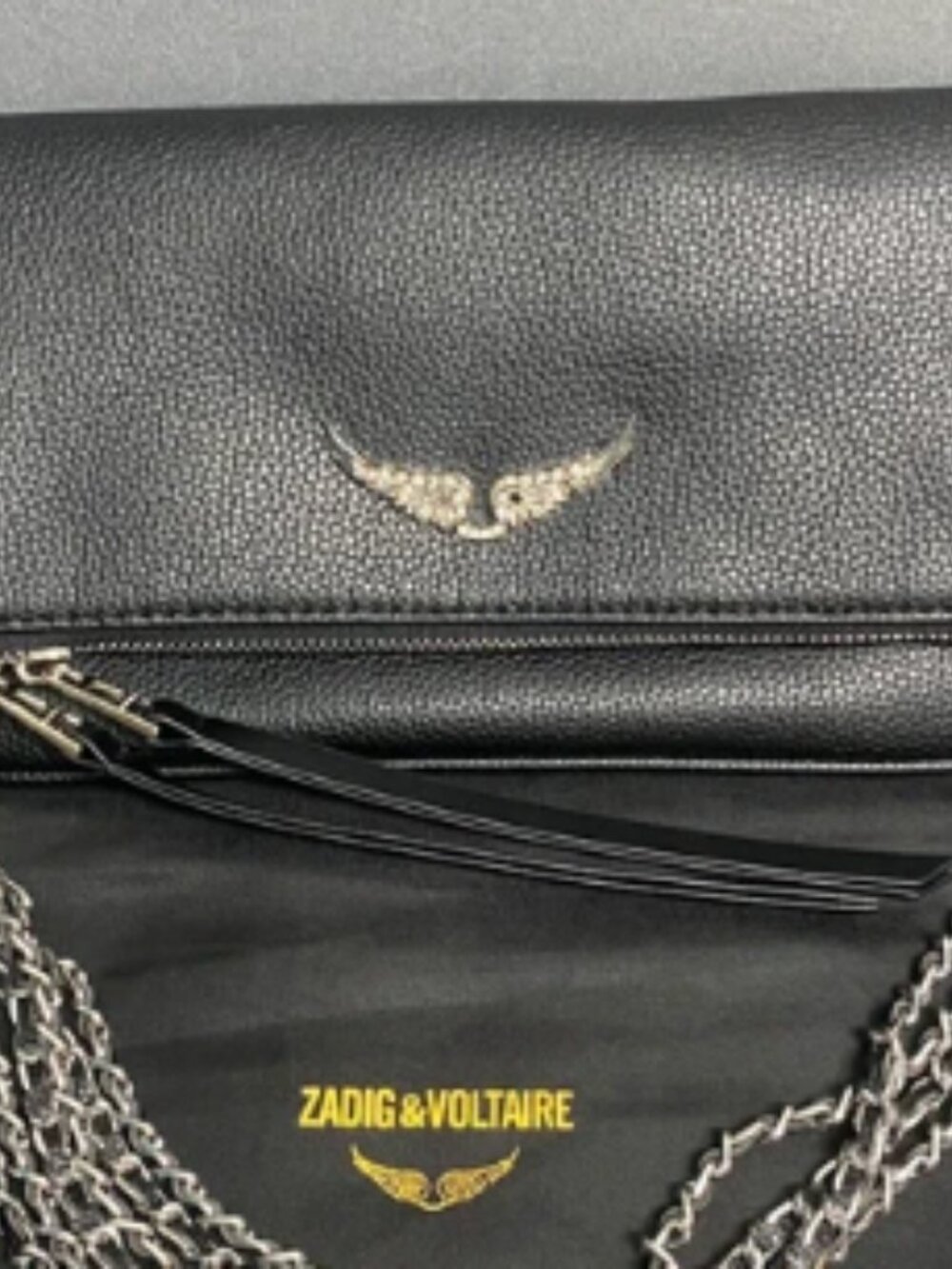 Zadig & Voltaire leather bag black